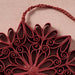 Kula Quilled Snowflake Ornament - Burgundy thumbnail 3