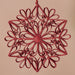 Kula Quilled Snowflake Ornament - Burgundy thumbnail 4