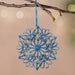 Kula Quilled Snowflake Ornament - Blue thumbnail 1