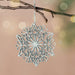 Kula Quilled Snowflake Ornament - Silver thumbnail 1