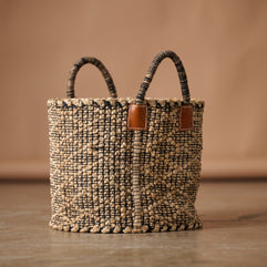 Bahana Handled Jute Basket 14 - Ten Thousand Villages