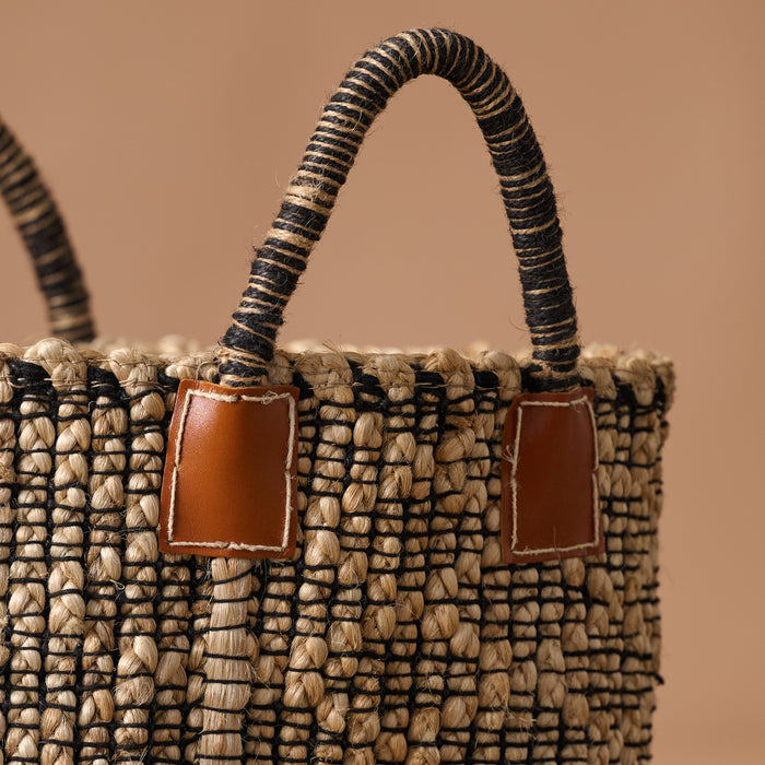 Bahana Handled Jute Basket 14" 5