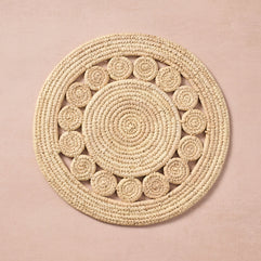 Pleta Woven Date Palm Leaf Charger Placemat