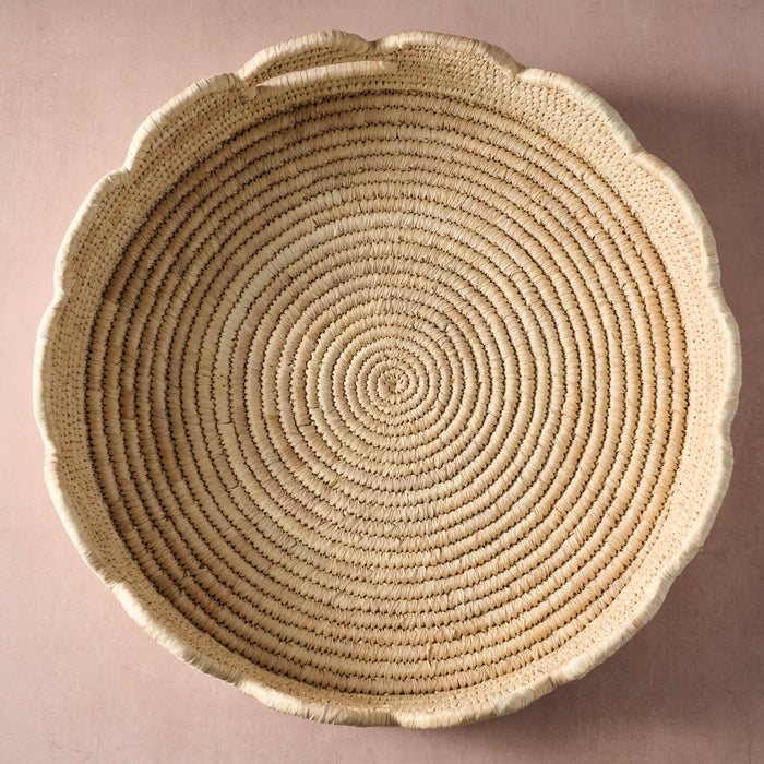 Seba Scalloped Palm Leaf Tray 3