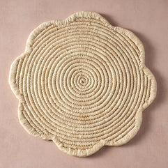 Seba Scalloped Palm Leaf Charger