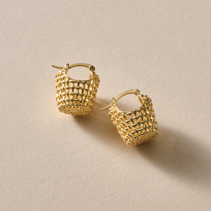 Jiya Basket Shaped Earrings 1