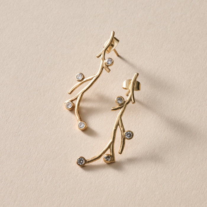 Yatra Branch + Stone Climber Earring 1