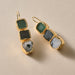 Ishira Triple Stone Earrings thumbnail 1
