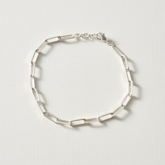 Sanvi Silver Tone Link Bracelet 2