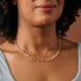 Sanvi Silver Tone Link Necklace thumbnail 1
