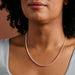 Zara Silver Tone Snake Necklace thumbnail 1