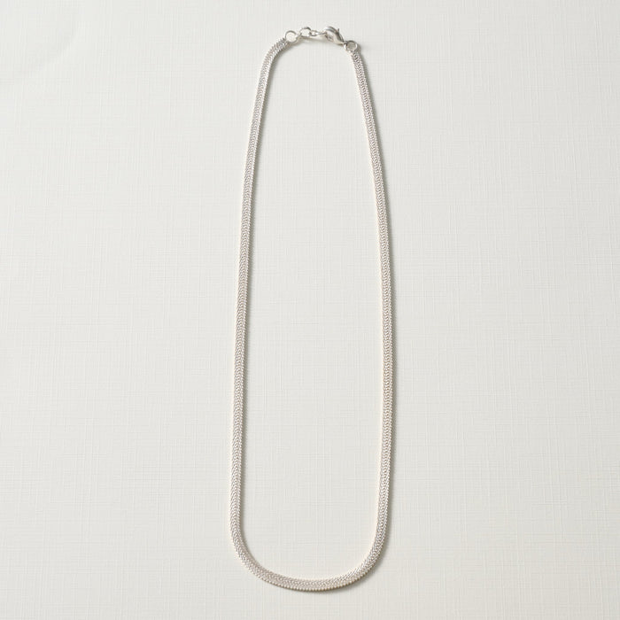 Zara Silver Tone Snake Necklace 3