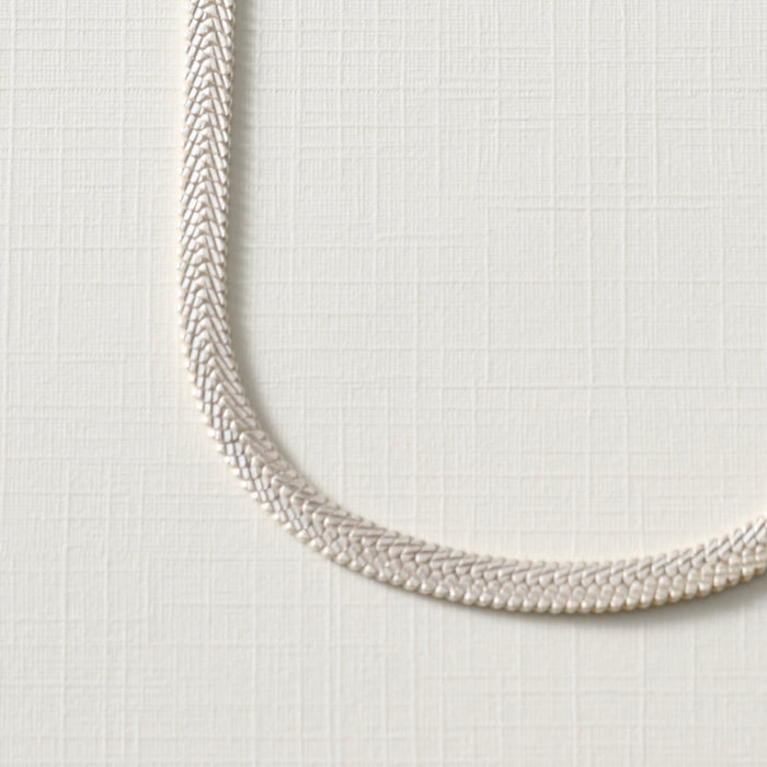 Zara Silver Tone Snake Necklace 2