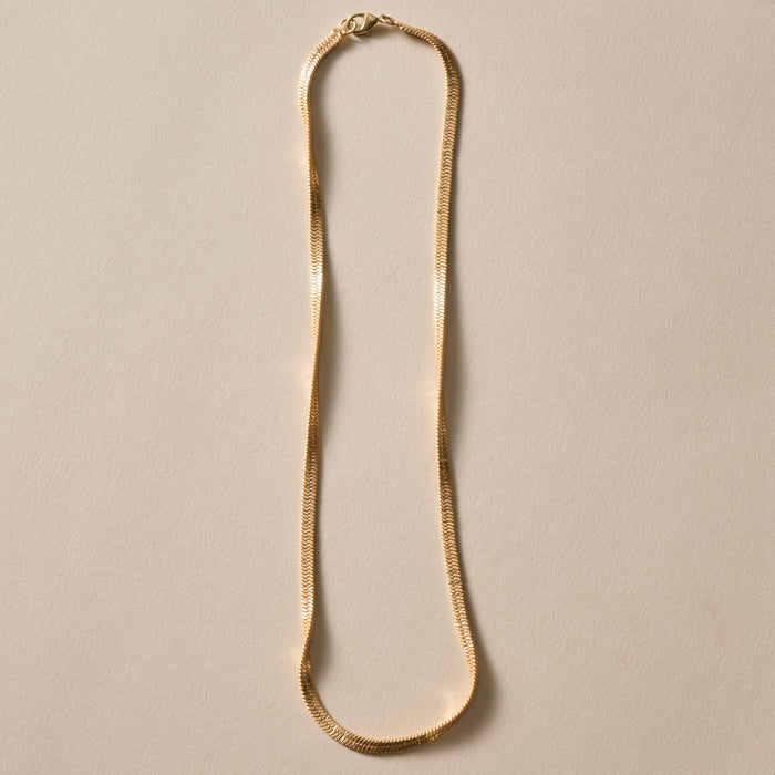 Zara Gold Tone Snake Necklace 3