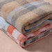 Naya Recycled Cotton Blanket - Red, Light Blue thumbnail 4