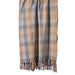 Naya Recycled Cotton Blanket - Gray, Tan, Blue thumbnail 3