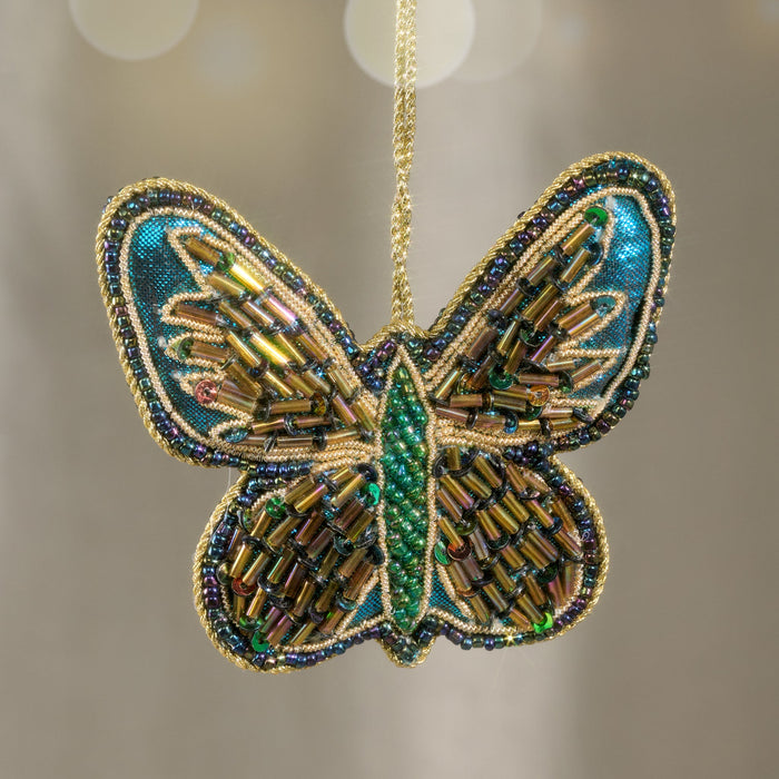 Arvi Beaded Ornament - Butterfly 1