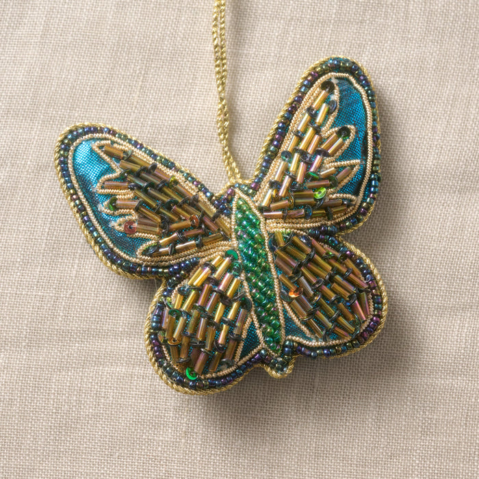 Arvi Beaded Ornament - Butterfly 2