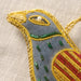 Kalyani Flocked Bird Ornament - Striped Wing thumbnail 2