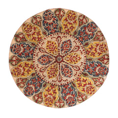 Rajodi Kalamkhari Round Tabletopper - Default Title (6801190)