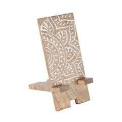 Vasai Mango Wood Phone Stand - Mandala - Default Title (6801210)