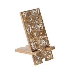 Vasai Mango Wood Phone Stand - Celestial - Default Title (6801220)