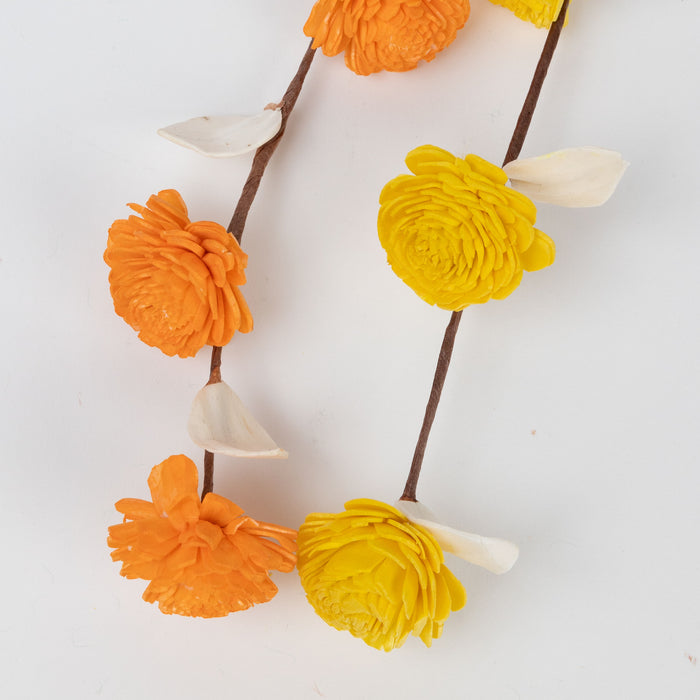 Sada Shola Wood Flower Collection - Citrine 2