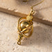 Atma Brass Globe Earrings thumbnail 4
