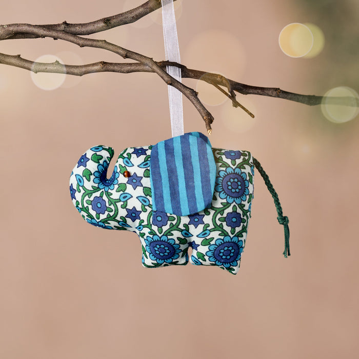 Ammu Stuffed Elephant Ornament 1