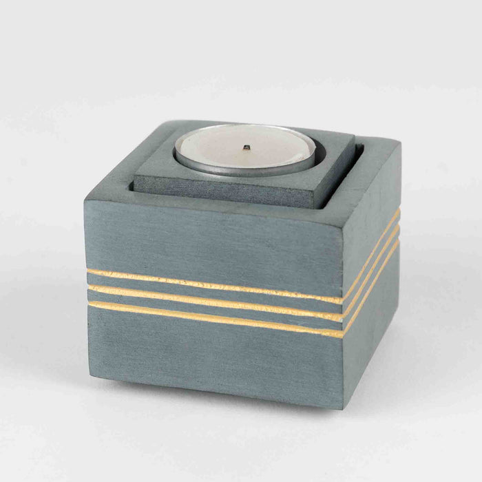 Bahu Stone Candleholder - Tea Lights & Tapers 3