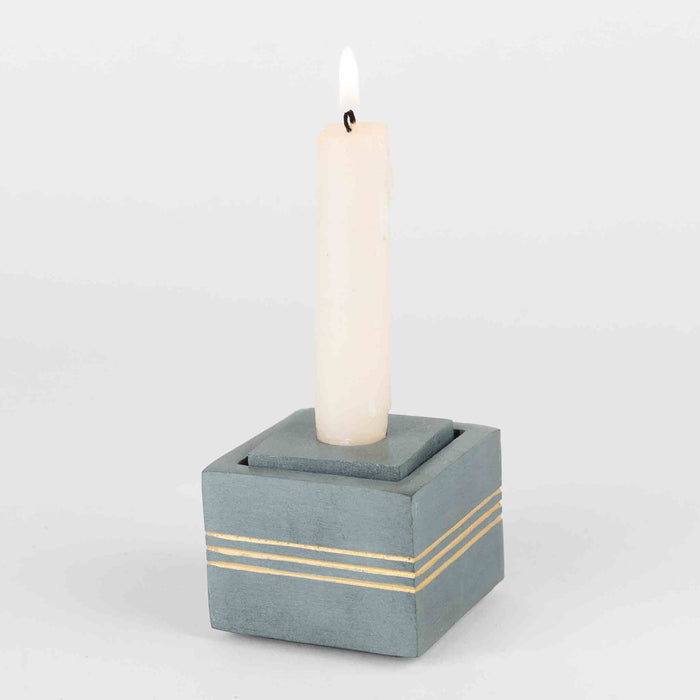 Bahu Stone Candleholder - Tea Lights & Tapers 4