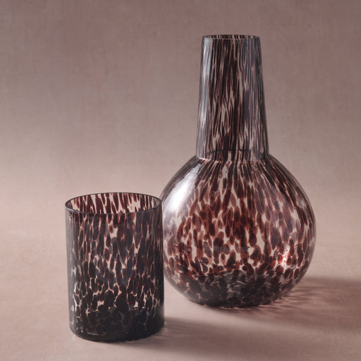 Pravah Round Carafe + Drinking Glass