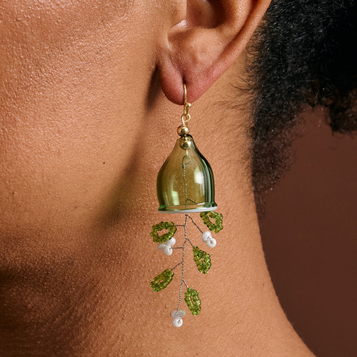 Kae Glass Globe Dangle Earrings 3