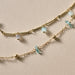 Kacha Two Strand Glass and Stone Bead Necklace thumbnail 3