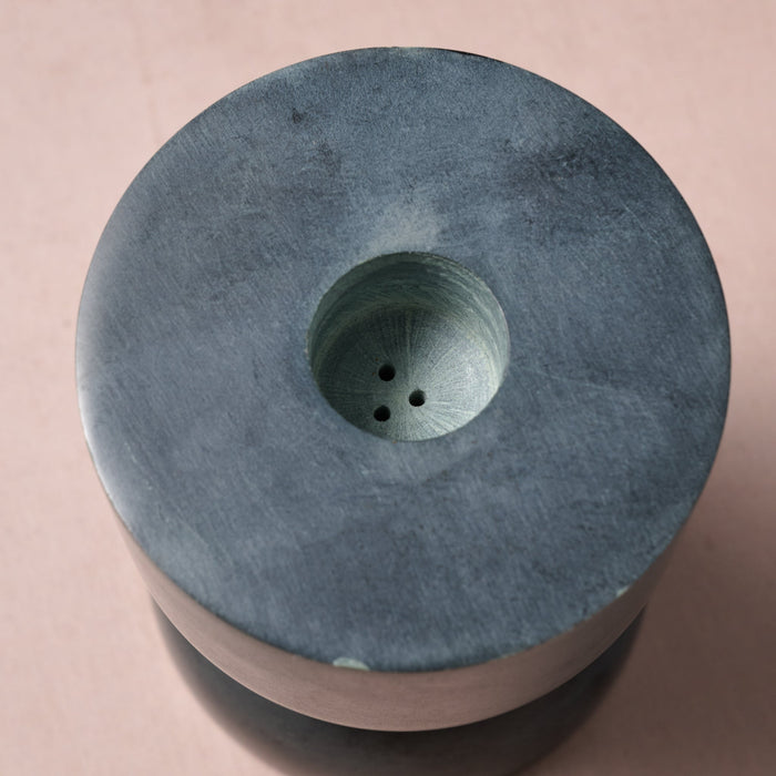 Maltee Palewa Stone Candle and Incense Holder 4
