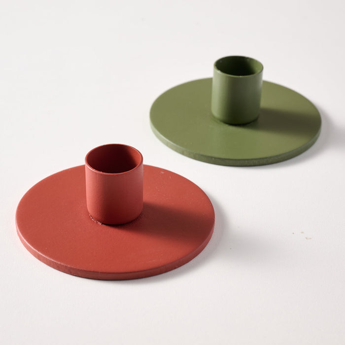 Prakash Taper Candle Holder - Light Green 4