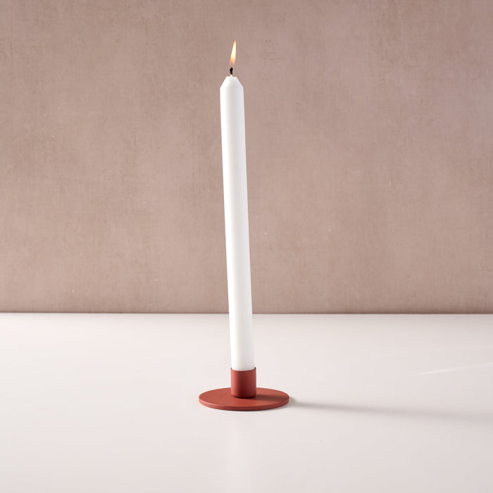 Prakash Taper Candle Holder - Orange 1