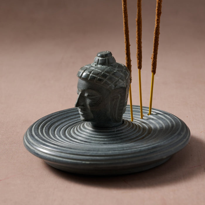 Irada Buddha Palewa Stone Incense Holder 3
