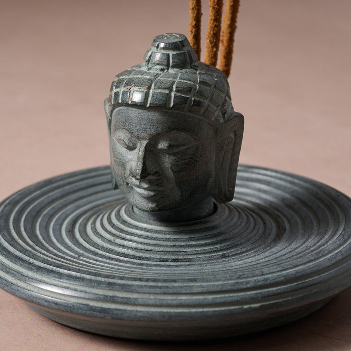 Irada Buddha Palewa Stone Incense Holder 2