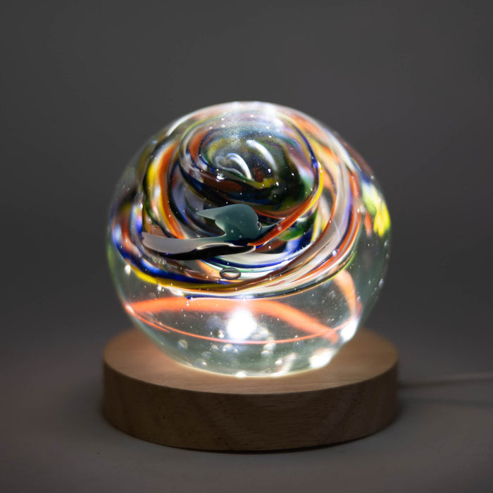 Multicolored Glass Paperweight 4