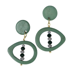 Green Eyes Earrings