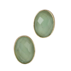 Shanti Green Onyx Stud Earrings - Default Title (6828930)