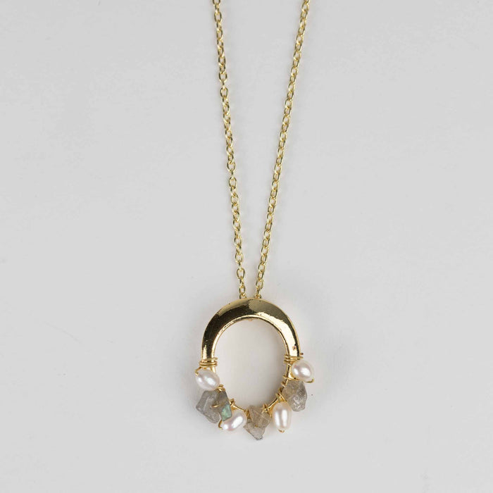 Moti Mini Pearl Pendant Necklace 6