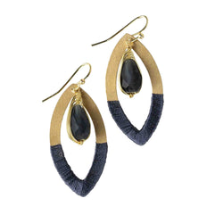 Netra Gem Dangle Earrings - Default Title (6830540)