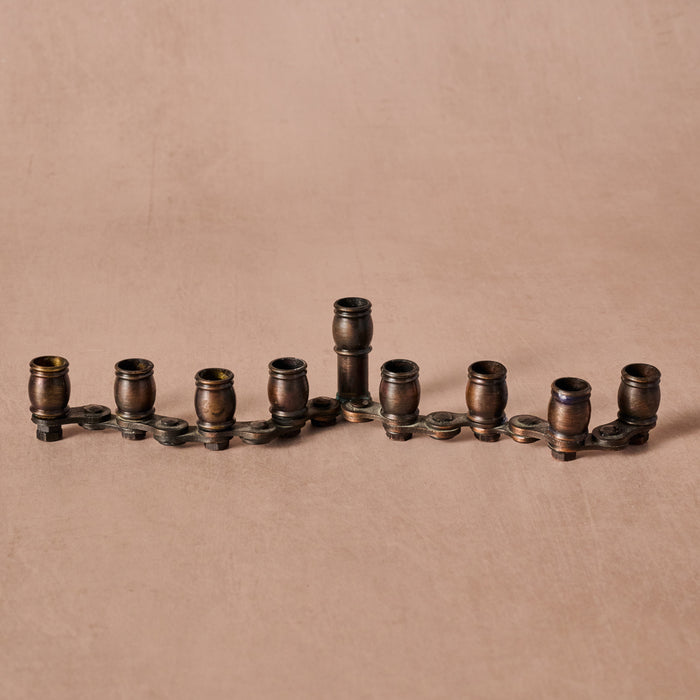 Bicycle Chain Menorah 2