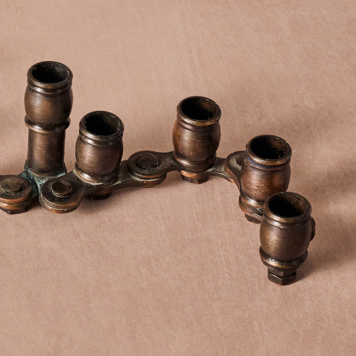 Bicycle Chain Menorah 3