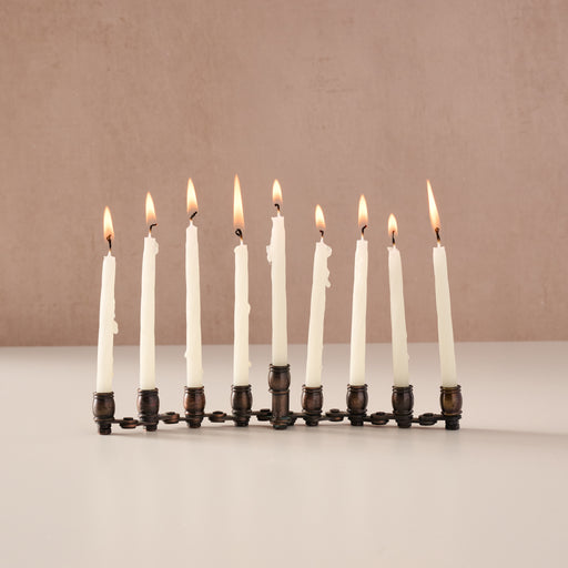Bicycle Chain Menorah