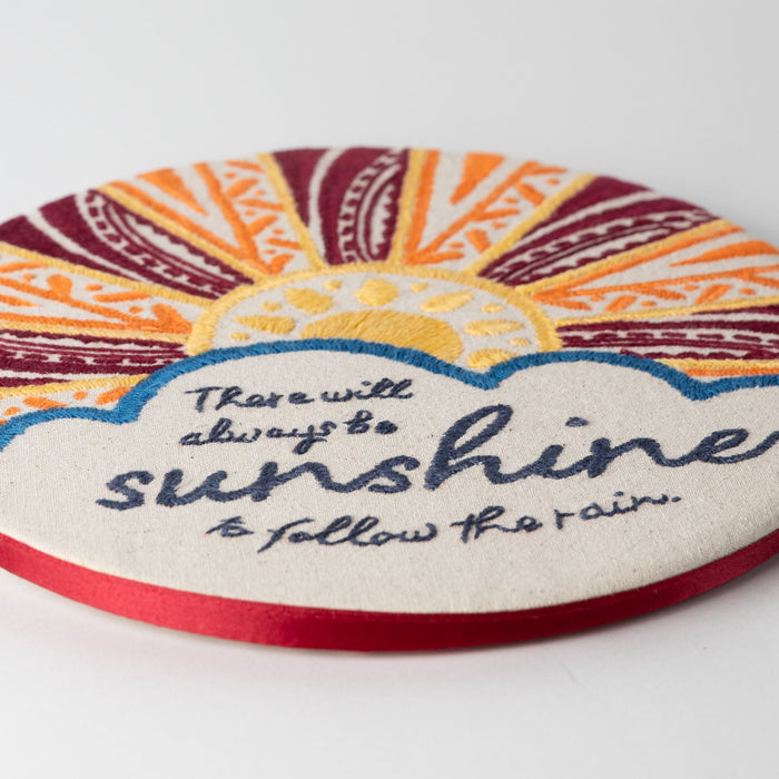 Prerak Sunshine Hand Embroidered Wall Art 3