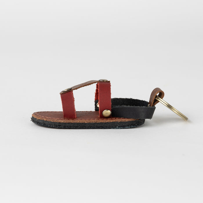 Chappal Mini Sandal Leather Keychain 1