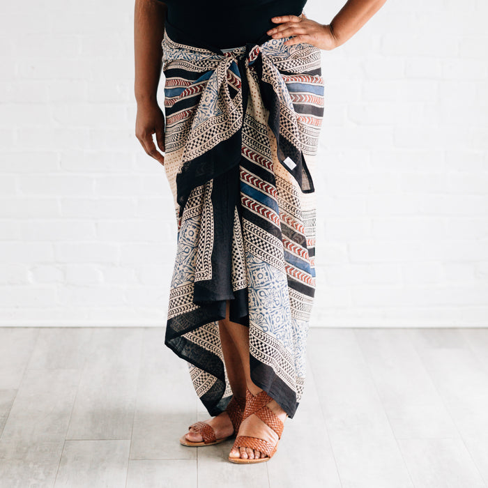 Samir Blockprint Sarong 3